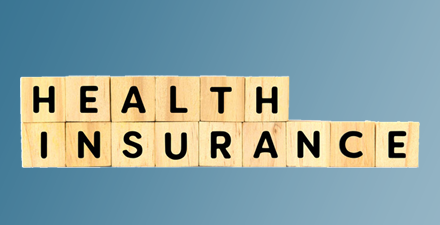 Health Insurance spelled out in blocks.